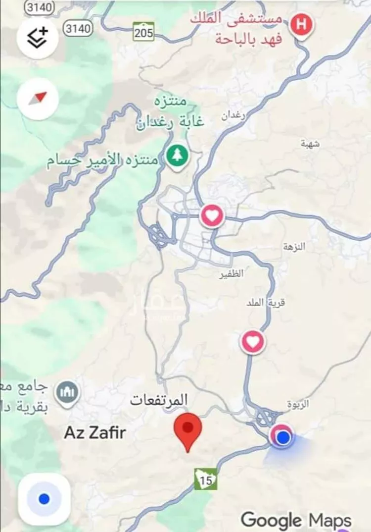 أرض للبيع في حي المروج, مدينة الباحة, منطقة الباحة صورة 5