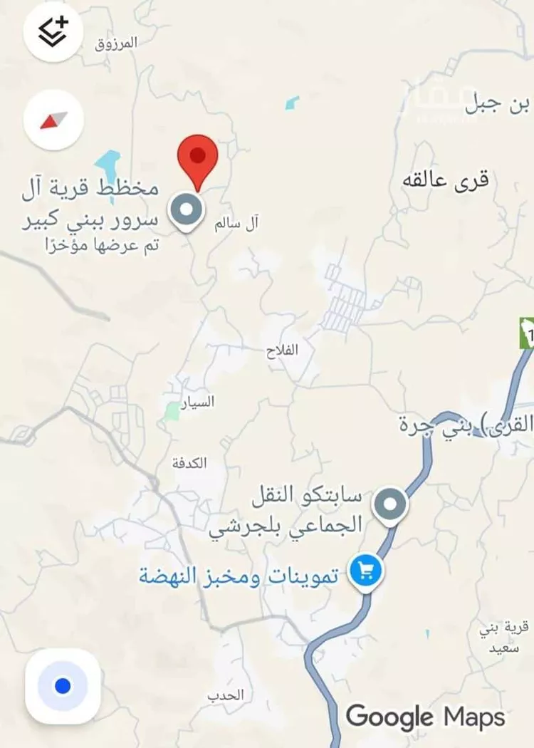 أرض للبيع في شارع الرسالة, مدينة بلجرشي, منطقة الباحة صورة 3