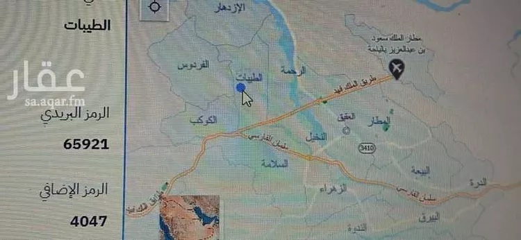 أرض للبيع في شارع معاذ بن عمرو بن الجموح, حي الطيبات, مدينة العقيق, منطقة الباحة 6