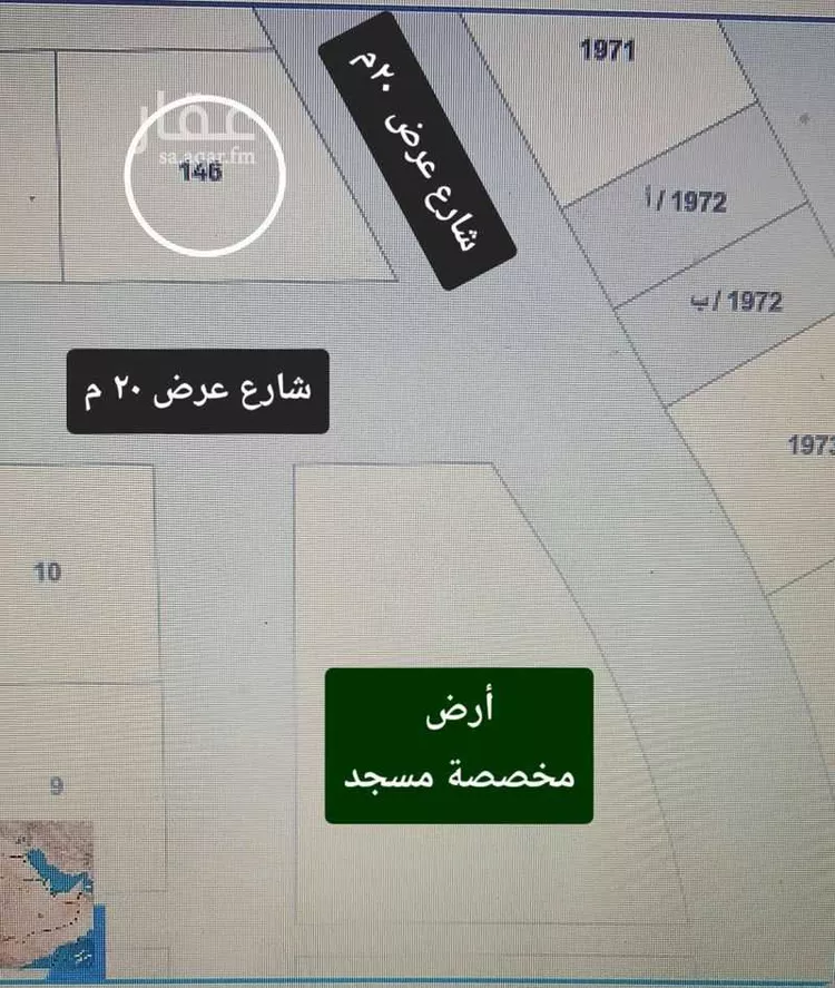 أرض للبيع في شارع حي ج5 125, حي الواحة, مدينة الباحة, منطقة الباحة صورة 5