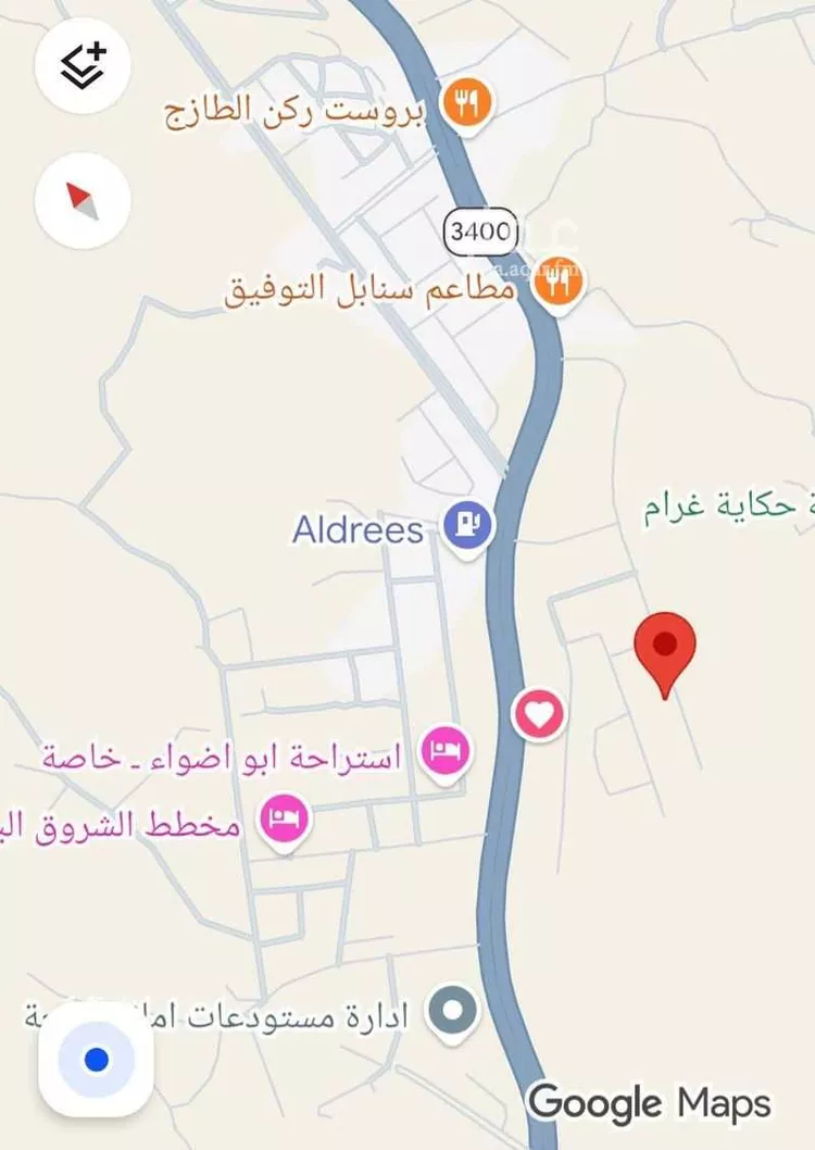 أرض للبيع في شارع عبد الله بن غنام, حي الشروق, مدينة الباحة, منطقة الباحة صورة 3