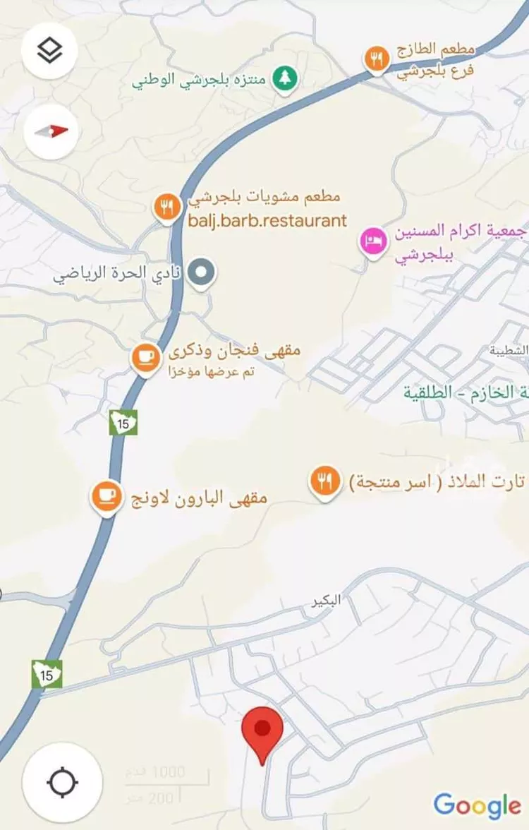 أرض للبيع في شارع الكامل, حي الأمل, مدينة بلجرشي, منطقة الباحة صورة 4