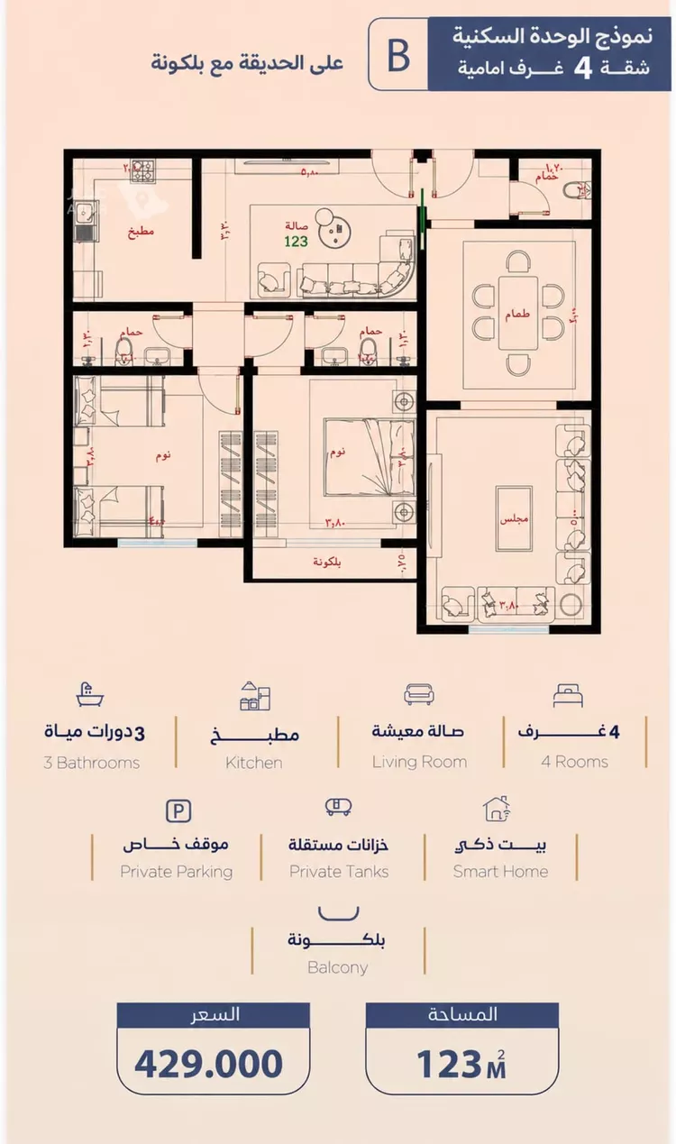 شقة للبيع في حي الياقوت, مدينة جدة, منطقة مكة المكرمة 23