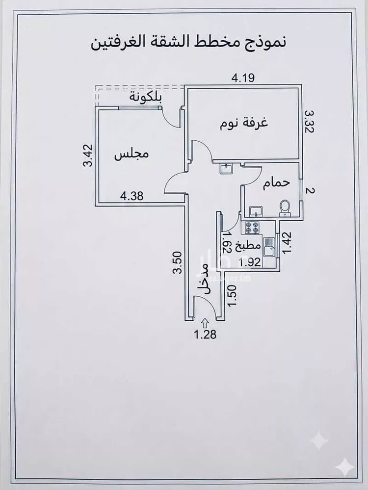 شقة للإيجار في شارع سبت العلايا, حي الخالدية, مدينة أبها, منطقة عسير