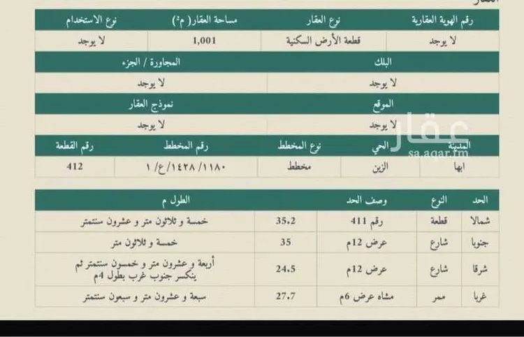 Land for Sale in Abha Al Gara