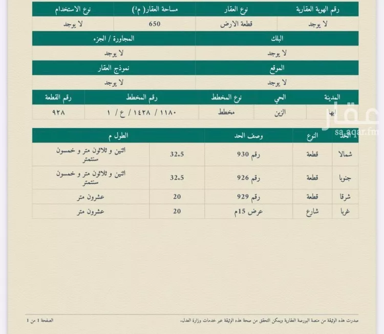 أرض للبيع في حي الزين, مدينة أبها, منطقة عسير