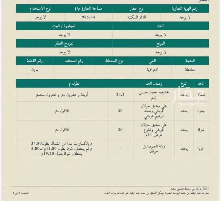 أرض للبيع في شارع الجرادية 146, حي الجرادية, مدينة صامطة, منطقة جازان