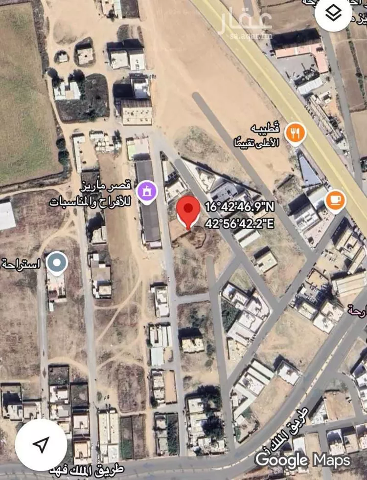 أرض للبيع في حي الروضة, مدينة أحد المسارحة, منطقة جازان