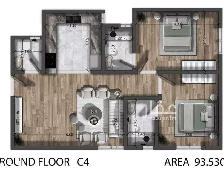 شقة للإيجار في شارع طارق بن شهاب, حي العارض, مدينة الرياض, منطقة الرياض صورة 3
