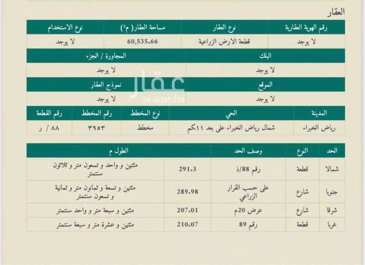 مزرعة للبيع في شارع التربة, حي النزهة, مدينة رياض الخبراء, منطقة القصيم