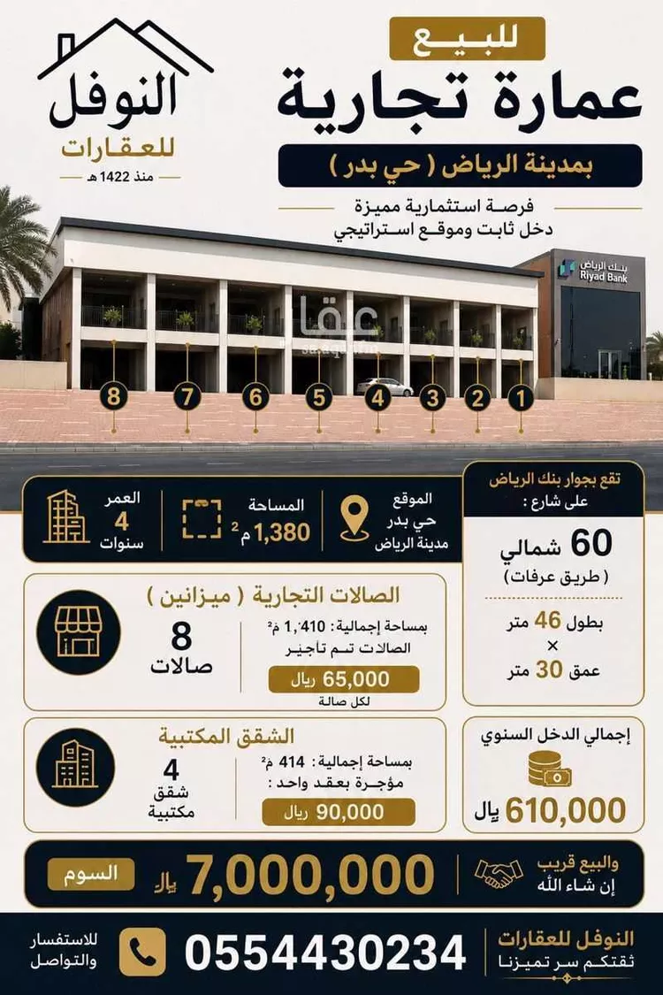 Building for Sale in Riyadh Badr