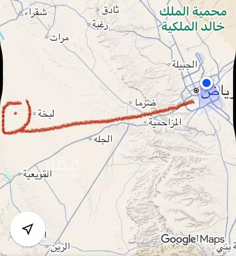 أرض للبيع في شارع هجره الذيبيه وخضراء 2564, حي مزارع ذويبان, مدينة مزارع ذويبان, منطقة الرياض صورة 2