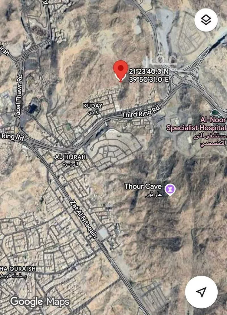 أرض للإيجار في حي كدي, مدينة مكة المكرمة, منطقة مكة المكرمة