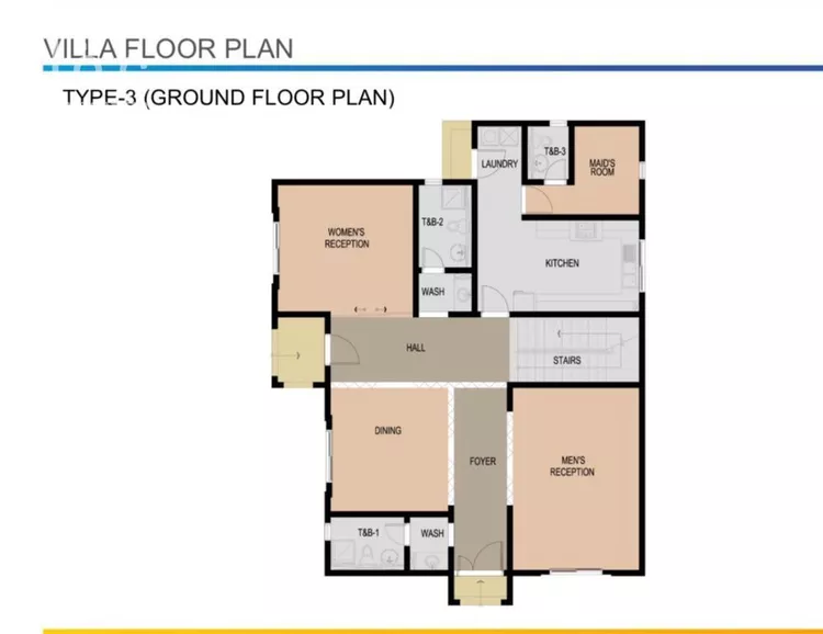 فيلا للبيع في شارع شارع العذيب 3, حي جلمودة, مدينة مدينه الجبيل الصناعيه, المنطقة الشرقية صورة 3
