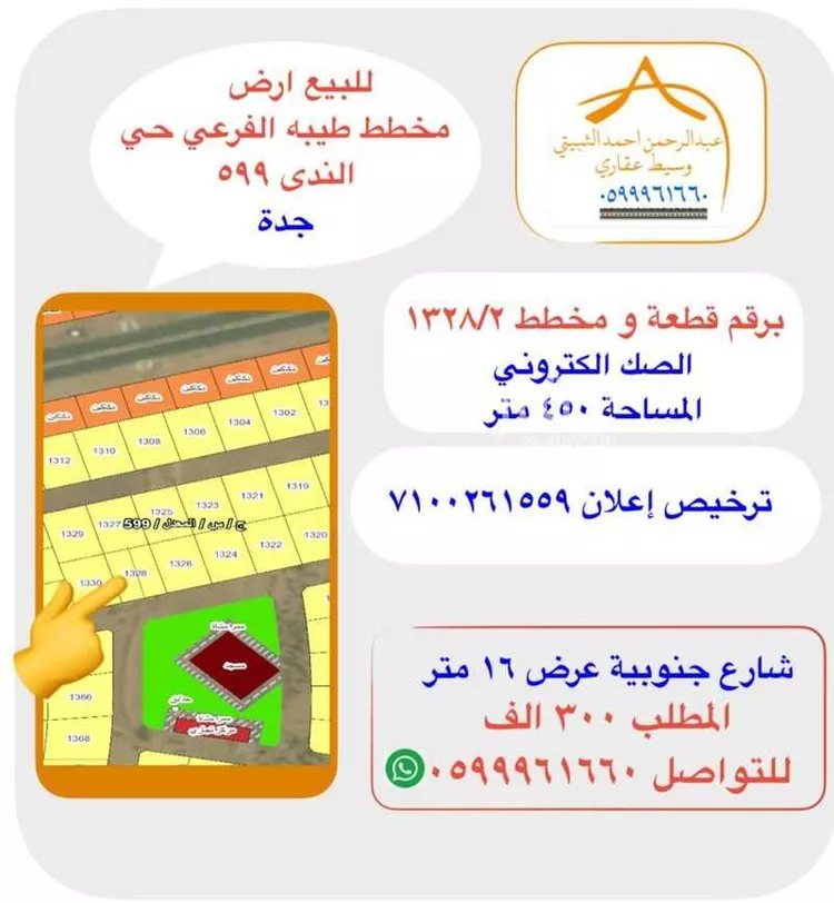 Land for Sale in Jeddah Al Riyadh