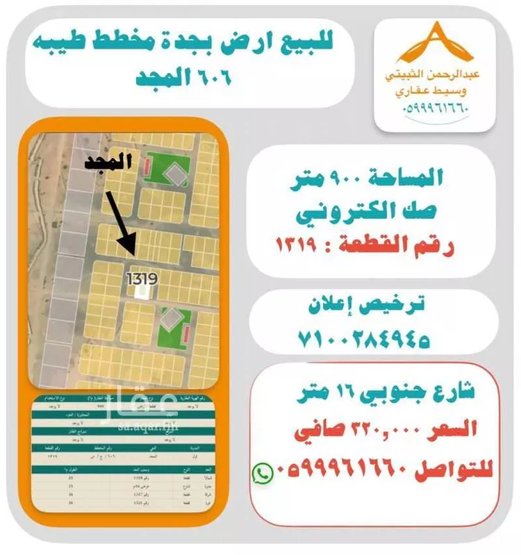أرض للبيع في حي المجد, مدينة جدة, منطقة مكة المكرمة صورة 4