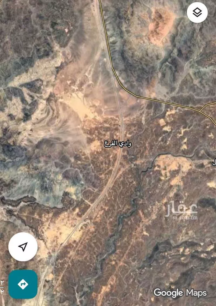 أرض للبيع في حي مخطط وادي  الفرع, مدينة وادي  الفرع, منطقة المدينة المنورة