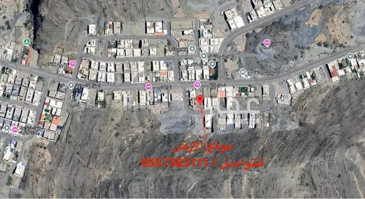 أرض للبيع في شارع ياسر بن عامر الكناني, حي الأخباب, مدينة امارة منطقة مكة المكرمة - الطائف, منطقة مكة المكرمة