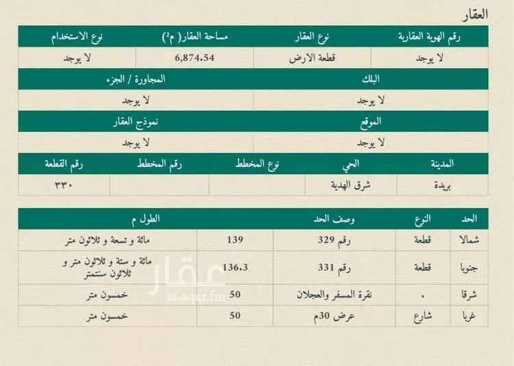 أرض للبيع في شارع العريفيه 88 ، بريدة ، بريدة صورة 4