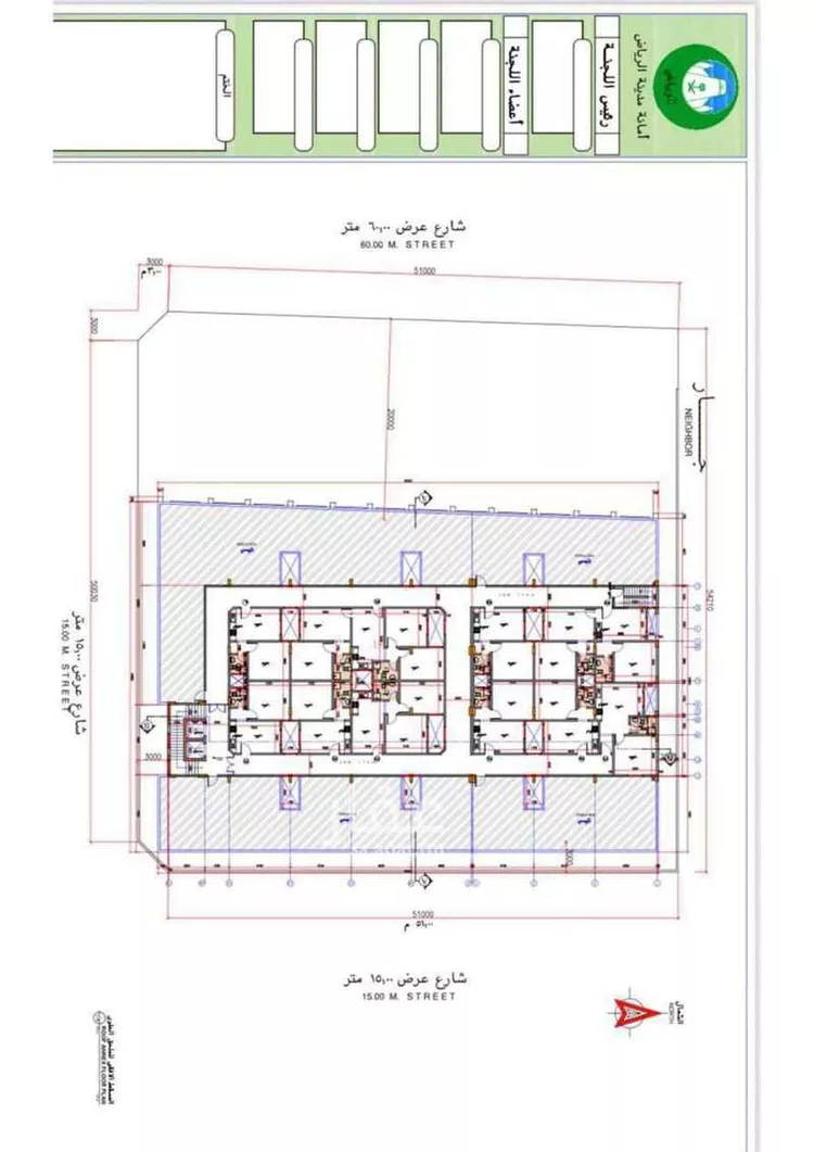 عمارة للإيجار في شارع الملك عبدالعزيز, حي الياسمين, مدينة الرياض, منطقة الرياض 7