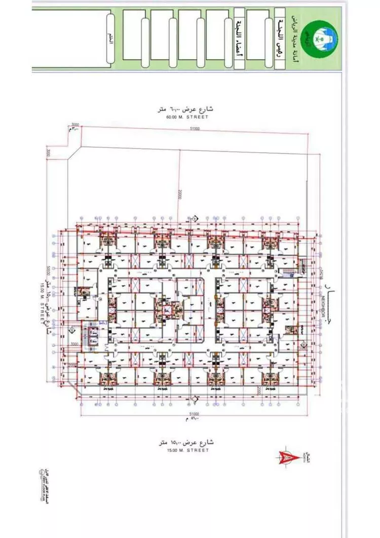عمارة للإيجار في شارع الملك عبدالعزيز, حي الياسمين, مدينة الرياض, منطقة الرياض 6
