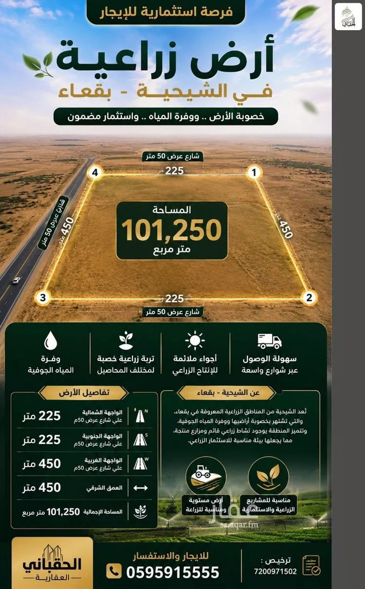 Land for Rent in Baqaa Al Suhaibi
