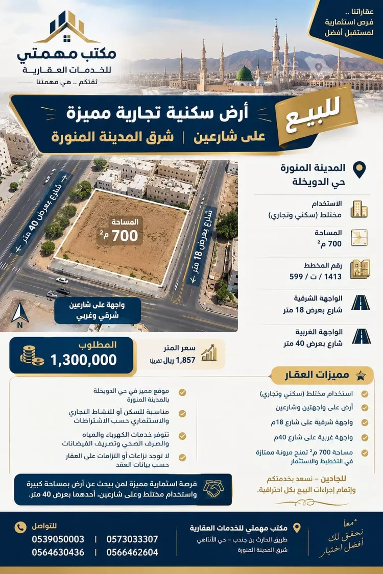 Land for Sale in Medina Ad Duwaikhilah