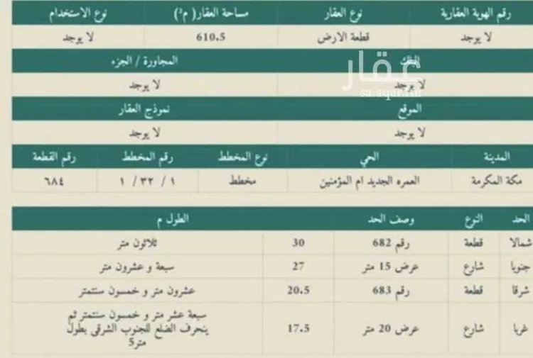 عمارة للبيع في شارع البرك, حي العمرة, مدينة مكة المكرمة, منطقة مكة المكرمة صورة 2