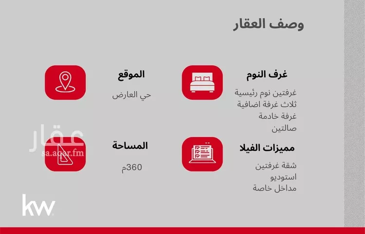 فيلا للبيع في شارع تقي الدين الهلالي, حي العارض, مدينة الرياض, منطقة الرياض صورة 2