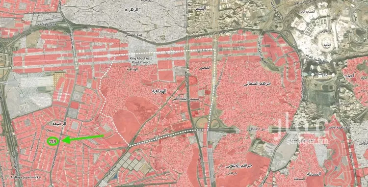 أرض للبيع في شارع شارع الطفيل بن النعمان, حي الرصيفة, مدينة مكه المكرمه, منطقة مكة المكرمة صورة 4