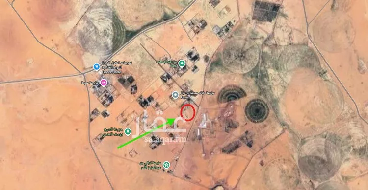 أرض للبيع في حي مزارع قصور النقعه, مدينة مزارع قصور النقعه, منطقة الرياض صورة 3