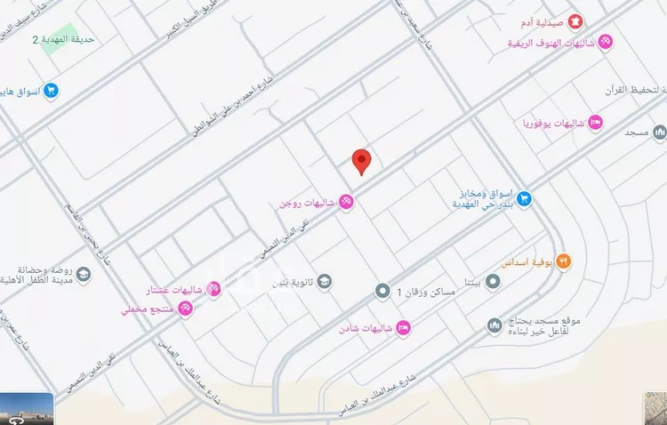 أرض للإيجار في شارع تقي الدين التميمي, حي المهدية, مدينة الرياض, منطقة الرياض صورة 4