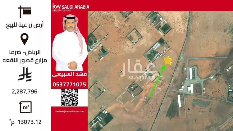 أرض للبيع في حي مزارع قصور النقعه, مدينة مزارع قصور النقعه, منطقة الرياض