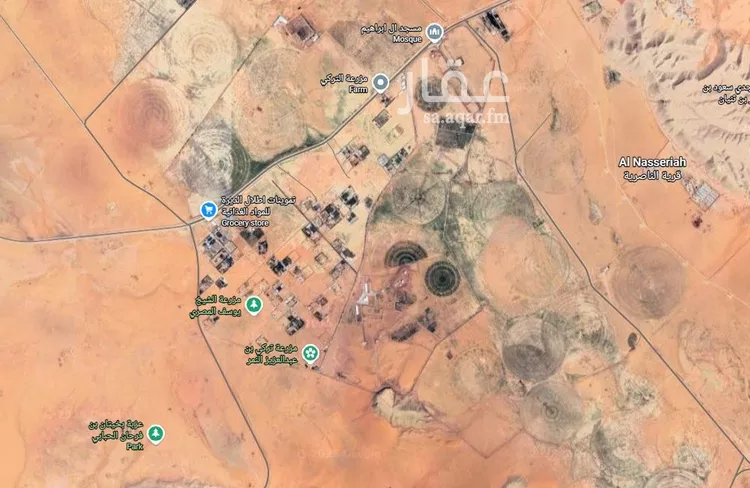 أرض للبيع في حي مزارع قصور النقعه, مدينة مزارع قصور النقعه, منطقة الرياض صورة 4