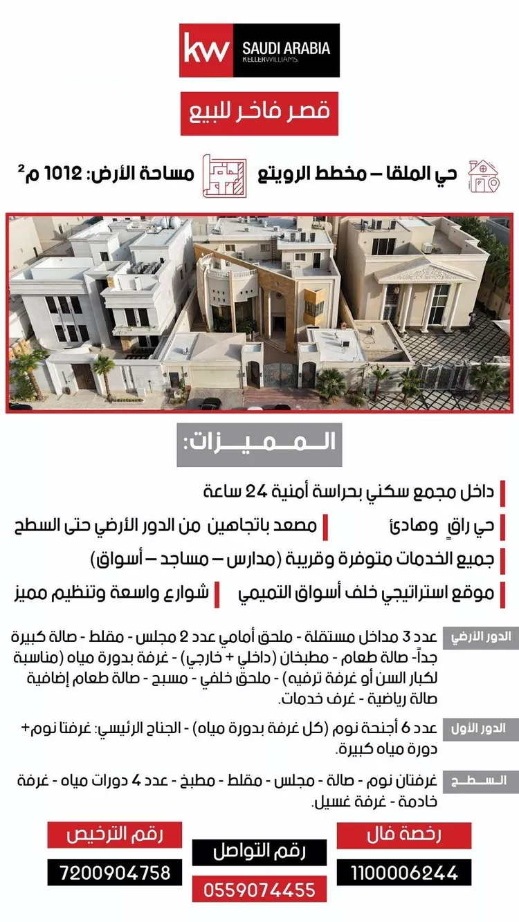 Villa for Sale in Riyadh Al Malqa صورة 2