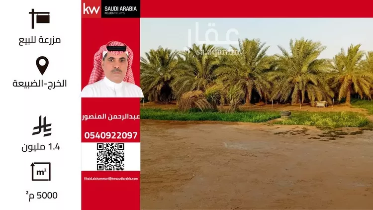 Farm for Sale in Al Kharj Al Barakah