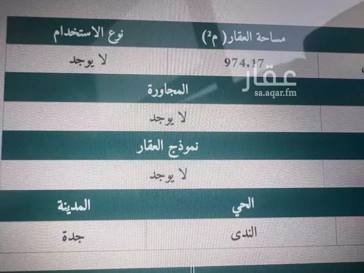 Land for Sale in Jeddah Al Riyadh
