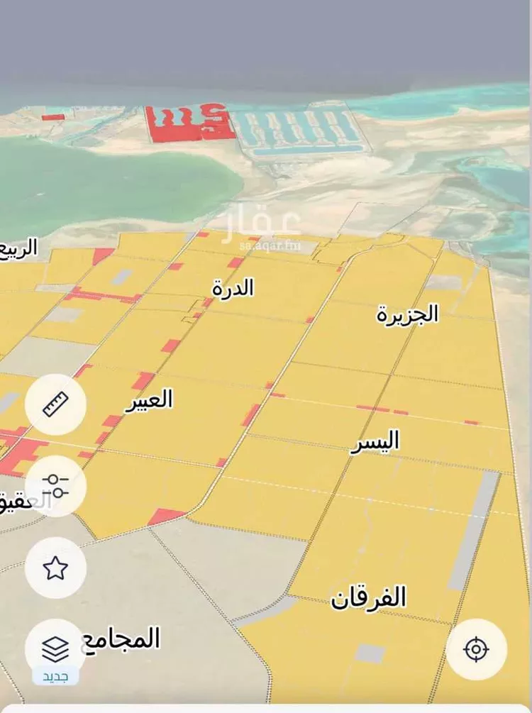 أرض للبيع في حي الجزيرة, مدينة جدة, منطقة مكة المكرمة