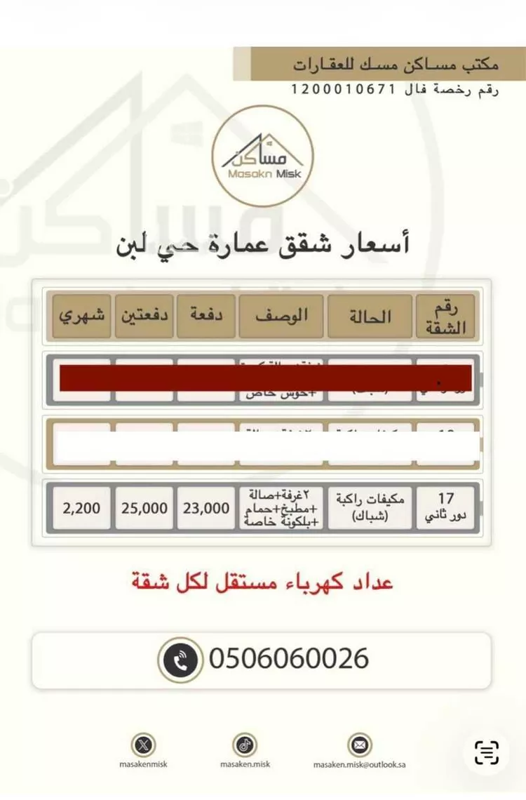 Apartment for Rent in Riyadh Dhahrat Laban