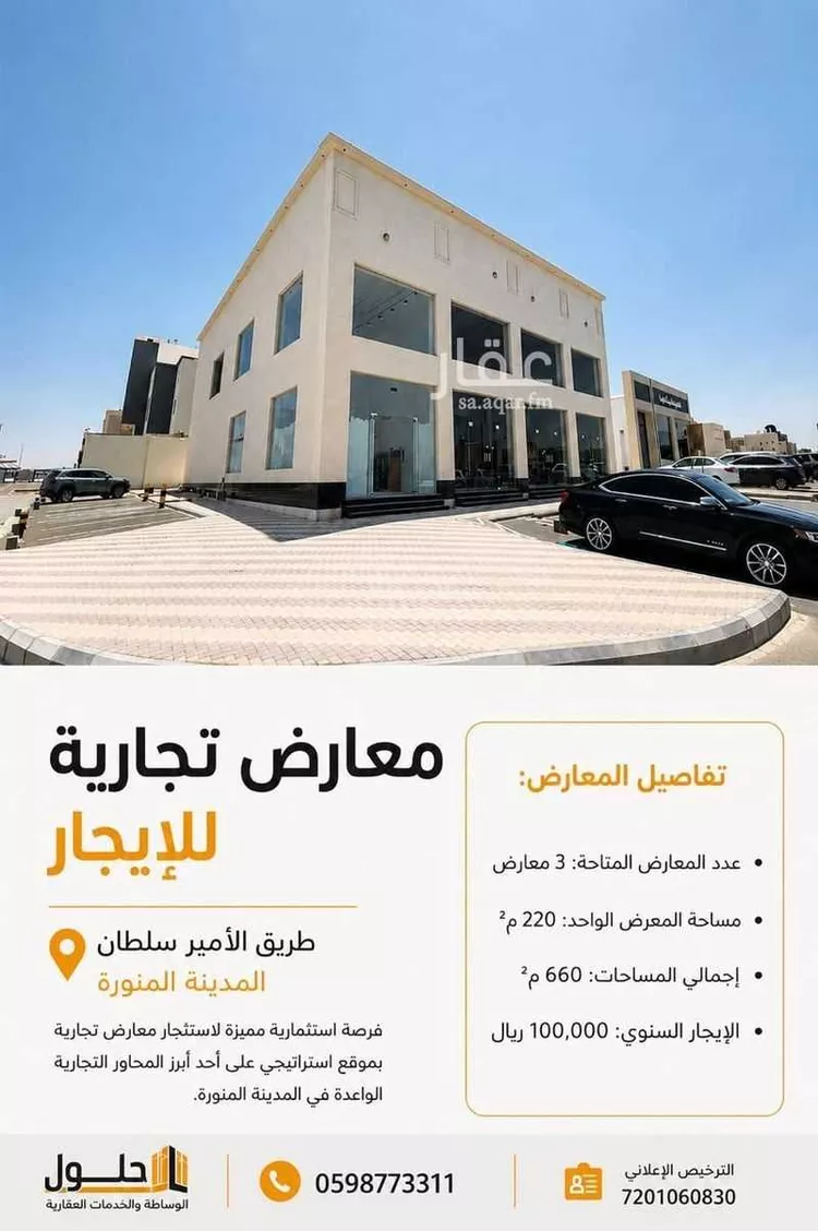 محل للإيجار في شارع طريق الامير سلطان ابن عبدالعزيز, حي الجصة, مدينة المدينة المنورة, منطقة المدينة المنورة