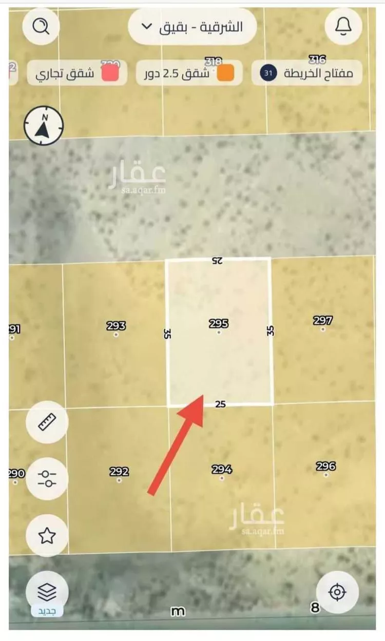 أرض للبيع في شارع ج32 2, حي خور الذيابه, مدينة بقيق, المنطقة الشرقية 9