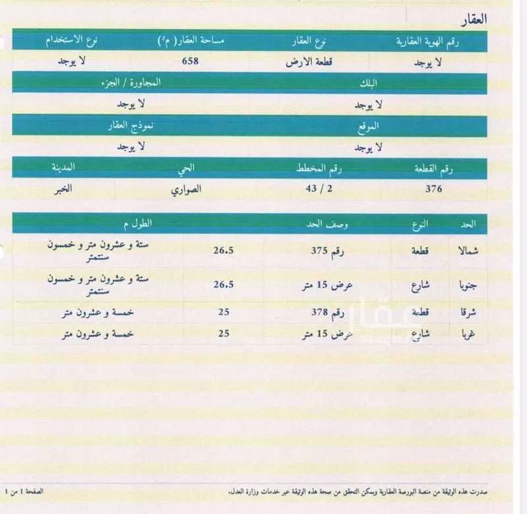أرض للبيع في شارع دار الندوة , حي الصواري, مدينة الخبر, المنطقة الشرقية