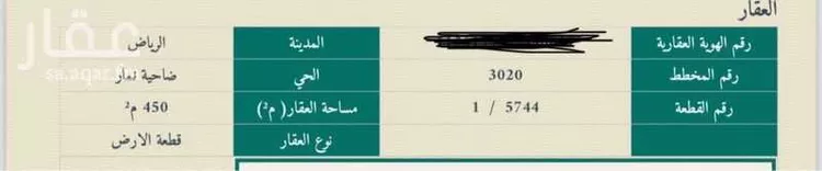 أرض للبيع في شارع جياد, حي ضاحية نمار, مدينة الرياض, منطقة الرياض صورة 2