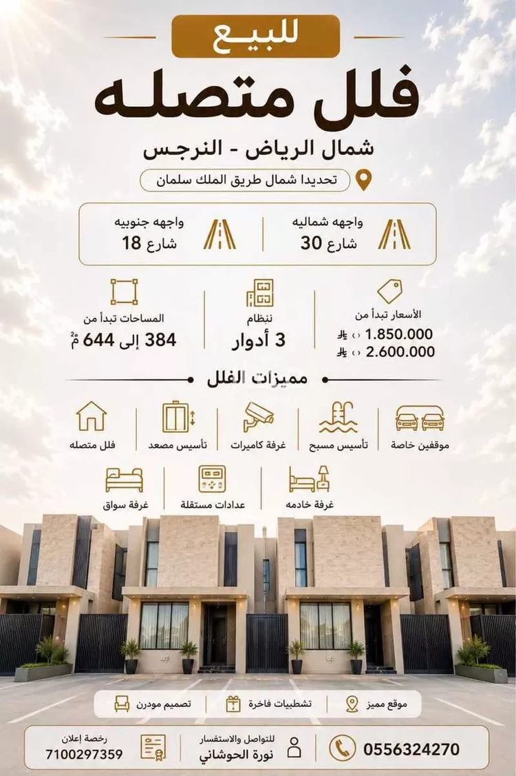 Villa for Sale in Riyadh An Narjis