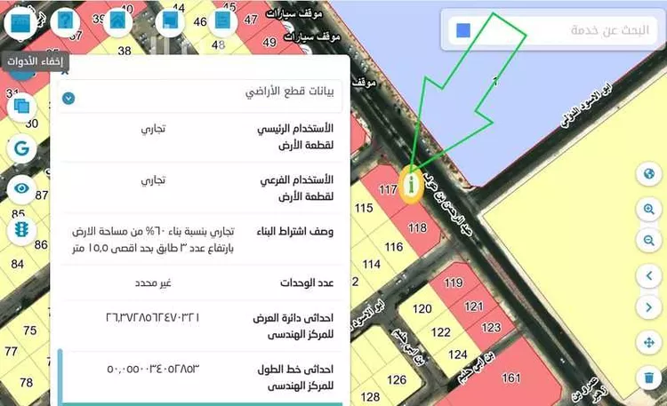 أرض للبيع في شارع ابو عباس الدورقي, حي المنار, مدينة الدمام, المنطقة الشرقية صورة 3