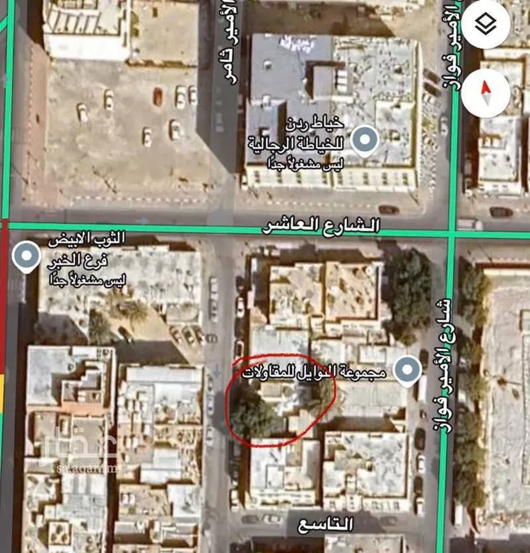 أرض للبيع في شارع الامير ثامر, حي الخبرالشمالية, مدينة الخبر, المنطقة الشرقية صورة 3