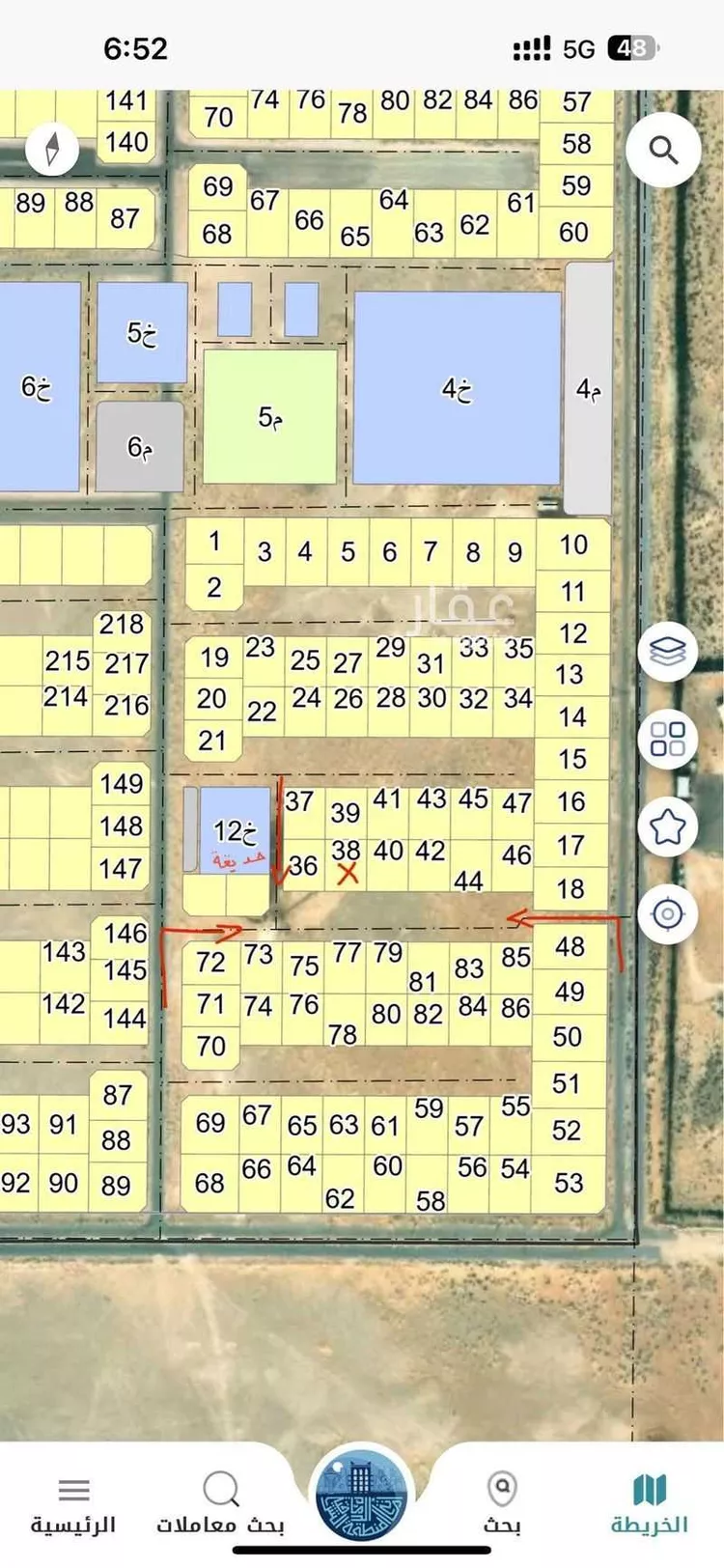 أرض للبيع في شارع 10296852, حي خور الذيابه, مدينة بقيق, المنطقة الشرقية صورة 5