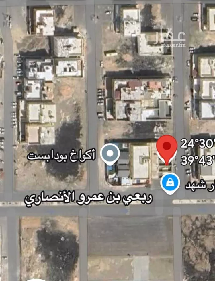 أرض للبيع في شارع ربعي ابن عمرو الانصاري, حي العاقول, مدينة المدينه المنوره, منطقة المدينة المنورة صورة 3