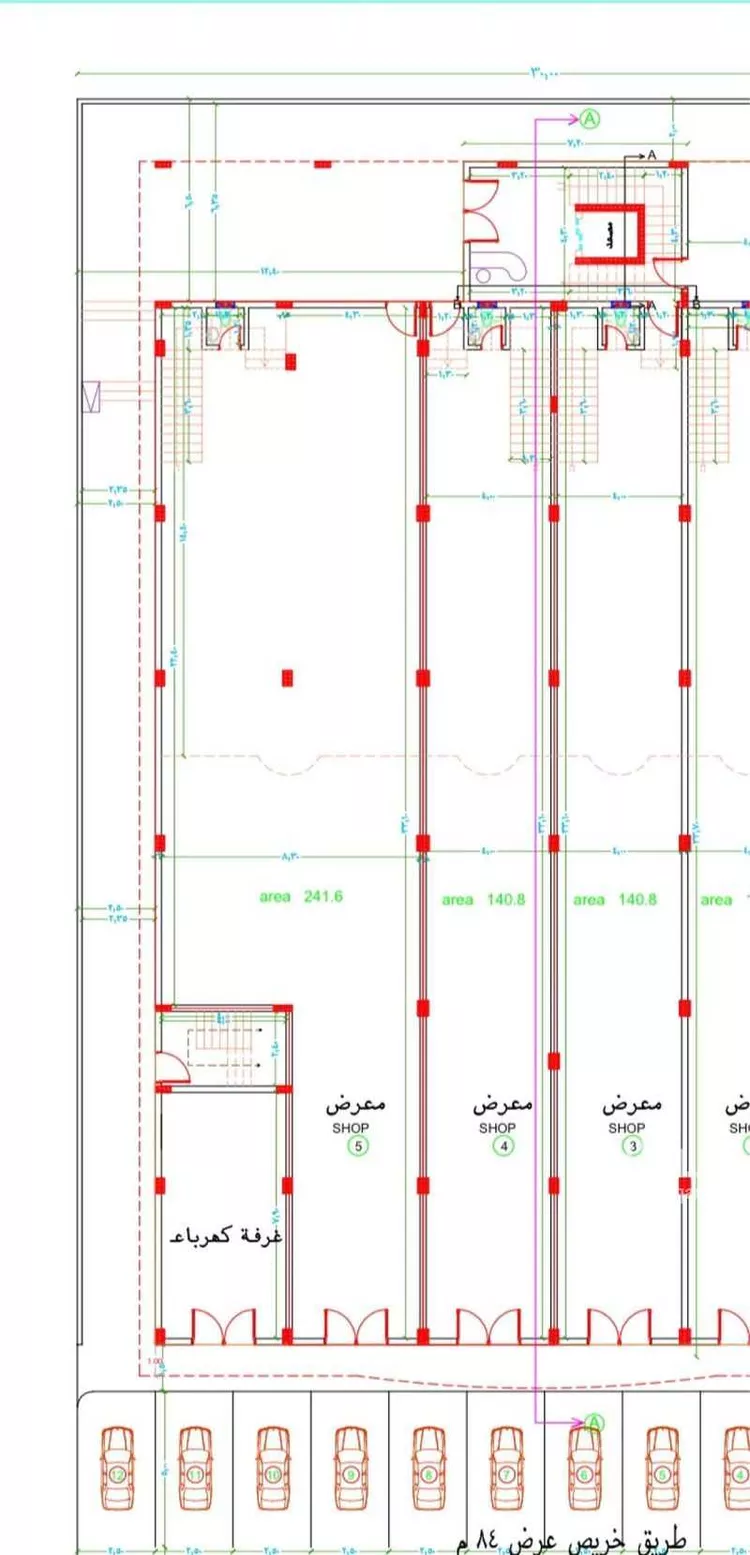 محل للإيجار في شارع خريص الفرعي, حي النهضة, مدينة الرياض, منطقة الرياض