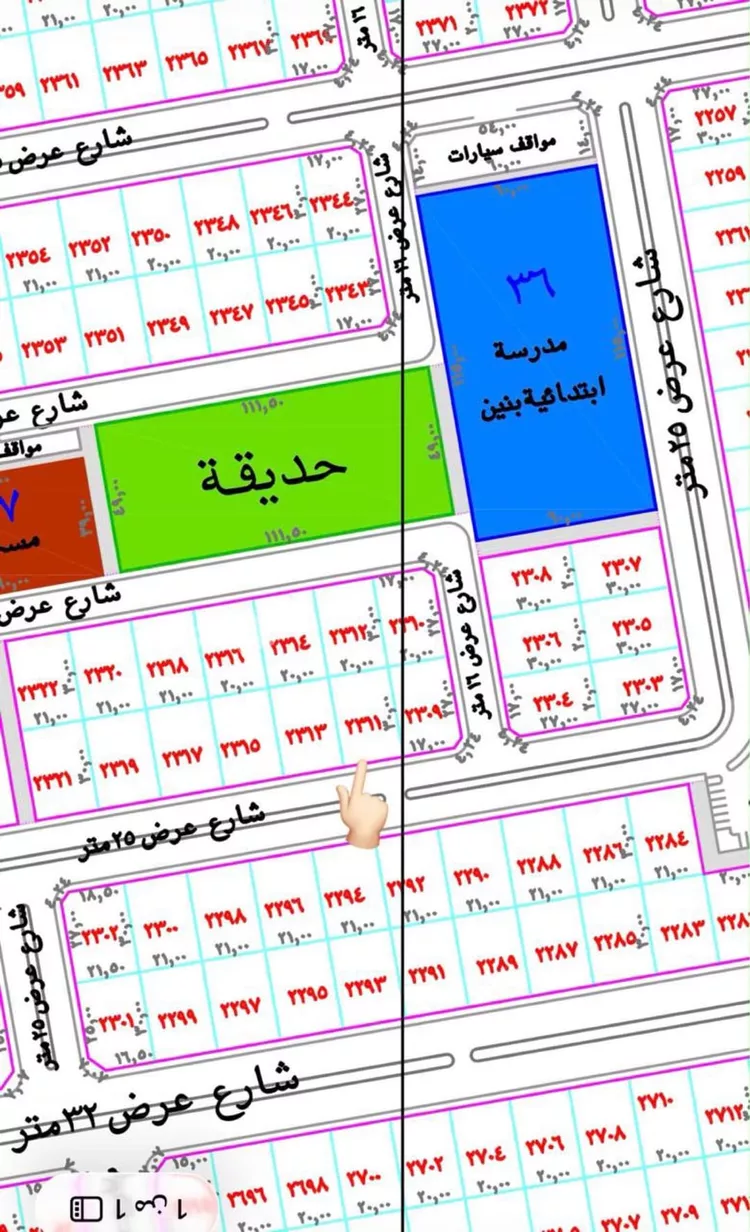 أرض للبيع في شارع علي القرطبي ، حي رقم 5 ، الليث ، الليث